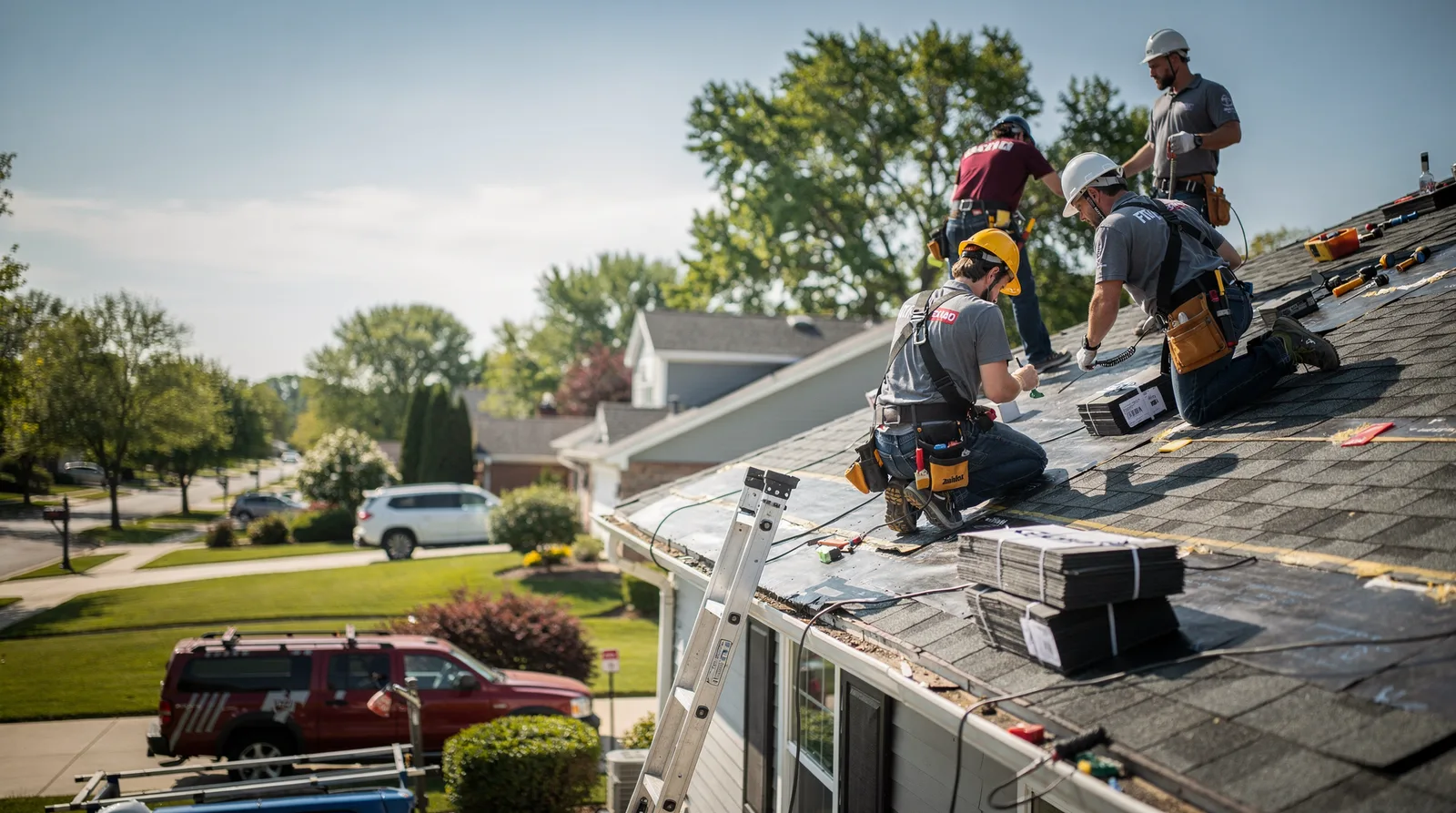 Roof Repair in Midlothian, IL around you